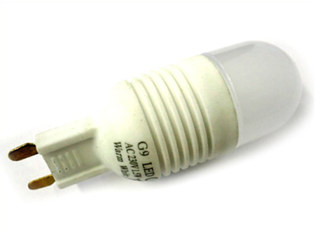 Lampadina LED G9 16 SMD 3014 220V 1,5W 360 Gradi Bianco Caldo Modello Slim