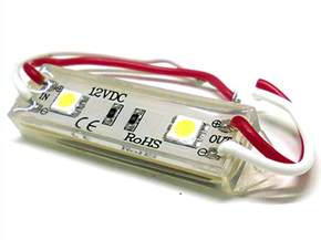 Modulo Mattone LED 2 SMD 5050 Bianco Freddo 12V Impermeabile Per Insegna Pubblicitaria