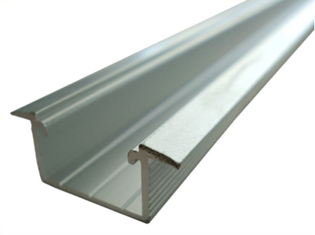 Profilo Canalina Larga Barra Alluminio Quadrato Da Incasso Per Bobina Led 1 Metro