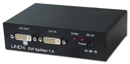 Video Splitter DVI & HDTV, 4 Porte