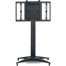 Supporto per monitor, modello "Totem XL", nero, oltre 65”