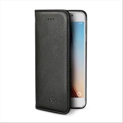 CELLY GALAXY S6 CUSTODIA IN ECOPELLE COLORE NERO