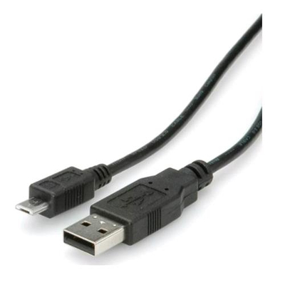 NILOX RO11.02.8754 CAVO USB 2.0 TYPE A MASCHIO/MICRO USB 2.0 TYPE B MASCHIO LUNGHEZZA 0.8MT COLORE NERO