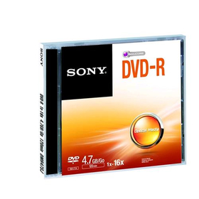 SONY DMR47SJ DVD-R 4.7GB 16X JEWEL CASE