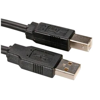 NILOX CRO11028808 CAVO USB 2.0 TYPE A/B MASCHIO/MASCHIO 0.8MT COLORE NERO