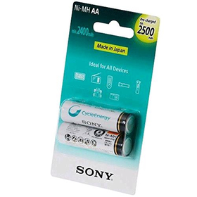 SONY NH-AAB2GN STILO RICARICABILE 2500 mAh BLISTER 2 Pz.