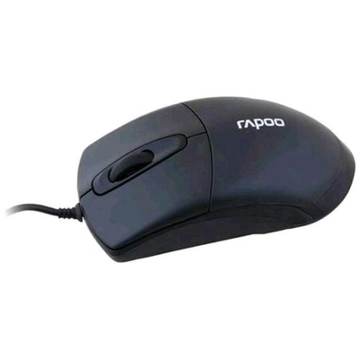 RAPOO N1050 MOUSE USB STANDARD OTTICO COLORE NERO