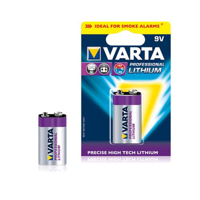 VARTA PROFESSIONAL LITHIUM BATTERIA 9V CONF 1 Pz.