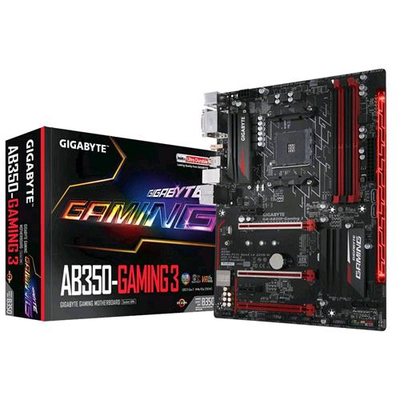 GIGABYTE GA-AB350-GAMING 3 SCHEDA MADRE FORM ATX CHIPSET AMD B350 SOCKET AM4