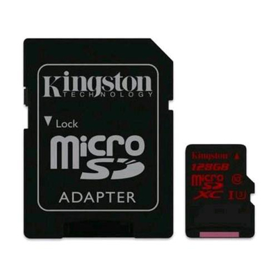 KINGSTON SDCA3/128GB MICRO SD XC 128GB CLASSE 10 CON ADATTATORE SD