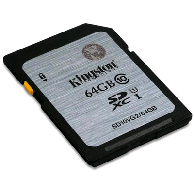 KINGSTON SD10VG2/64GB SCHEDA SD XC 64GB CLASSE 10