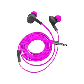 TRUST URBAN AURUS AURICOLARI CON MICROFONO IMPERMEABILI CAVO 1.2MT JACK 3.5MM COLORE ROSA