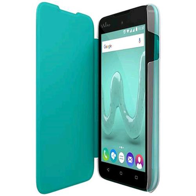 WIKO SUNNY CUSTODIA FOLIO ORIGINALE COLORE BLEEN