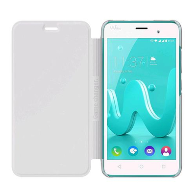 WIKO JERRY CUSTODIA FOLIO ORIGINALE COLORE WHITE