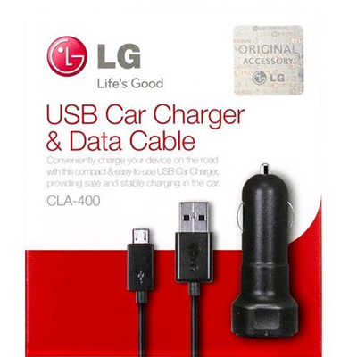 LG CLA400 CAVO AUTO 12/24V. 1500 mAh MICRO-USB