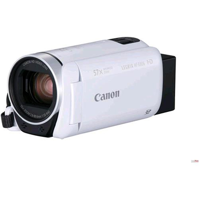 CANON LEGRIA HF R806 VIDEOCAMERA COMPATTA SENSORE CMOS FULL HD ZOOM OTTICO 32X DISPLAY 3" STABILIZZATORE COLORE BIANCO