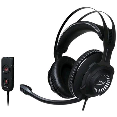 KINGSTON HYPERX CLOUD REVOLVER S CUFFIE CON MICROFONO GAMING CAVO 1MT JACK 3.5MM COLORE NERO