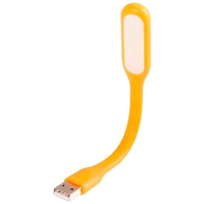 RAPOO LUCE LED USB CON MANICO PIEGHEVOLE IN GOMMA COLORE ORANGE