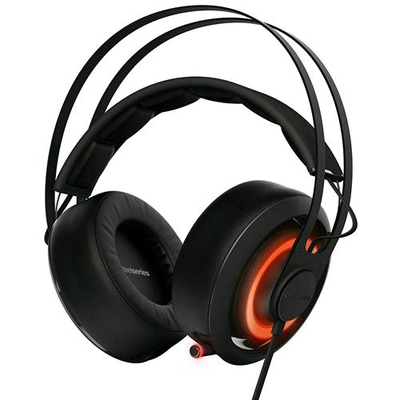 STEELSERIES SIBERIA 650 CUFFIE GAMING CON MICROFONO CAVO 1.2MT 2xJACK 3.5MM COLORE NERO