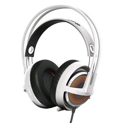 STEELSERIES SIBERIA 350 CUFFIE GAMING CON MICROFONO CAVO 1.5MT CONNETTORE USB COLORE BIANCO