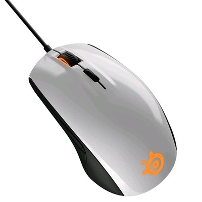 STEELSERIES RIVAL 100 MOUSE GAMING USB STANDARD OTTICO 4.000 DPI COLORE BIANCO