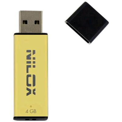 NILOX PENDRIVE USB 4GB USB 2.0 A GIALLA