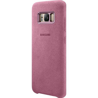 SAMSUNG GALAXY S8 COVER ORIGINALE IN ALCANTARA COLORE PINK