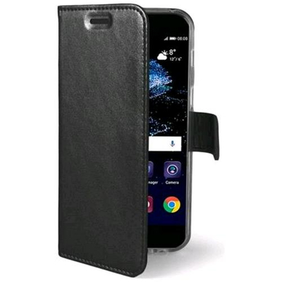 CELLY HUAWEI P10 PLUS CUSTODIA A PORTAFOGLIO IN ECOPELLE COLORE NERO