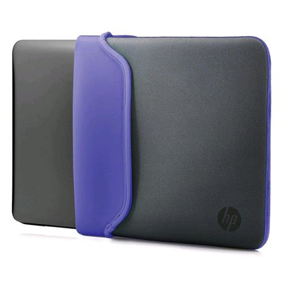 HP CHROMA SLEEVE CUSTODIA REVERSIBILE PER NOTEBOOK 11.6" IN NEOPRENE COLORE GRIGIO/VIOLA