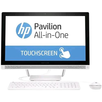 HP PAVILLON 24-B200NL ALL IN ONE 23.8" TOUCH SCREEN i3-7100T 3.4GHz RAM 4GB-HDD 1.000GB-WIN 10 HOME ITALIA WHITE (1JU35EA#ABZ)