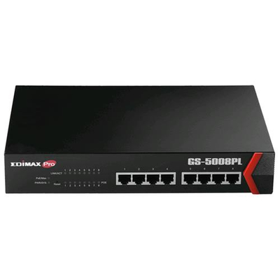 EDIMAX SWITCH 8 PORTE GIGABIT POE 150W WEB SMART