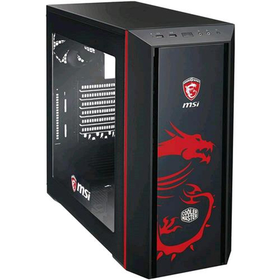 COOLERMASTER CASE PC MASTERBOX 5 MSI EDITION TOWER ATX / MICRO-ATX / MINI-ITX 2 PORTE USB 3.0 COLORE NERO / ROSS