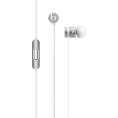 BEATS URBEATS IN-EAR AURICOLARI CON MICROFONO CAVO 1.2MT JACK 3.5MM COLORE BIANCO/SILVER