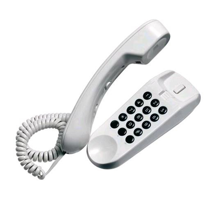 SAIET MINI TELEFONO FISSO COLORE BIANCO