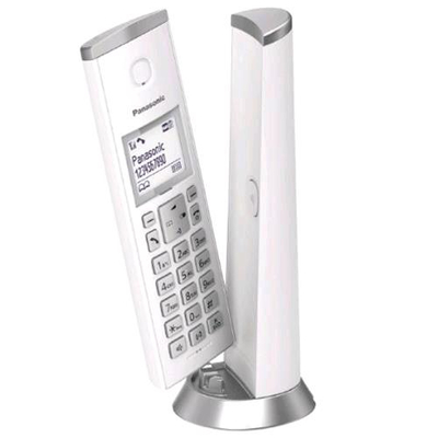 PANASONIC KX-TGK220JTW DESIGN CORDLESS DECT CON SEGRETERIA COLORE BIANCO