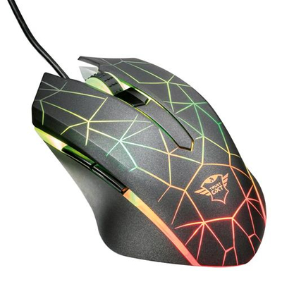 TRUST GXT 170 HERON MOUSE GAMING OTTICO USB 7.000 DPI COLORE NERO