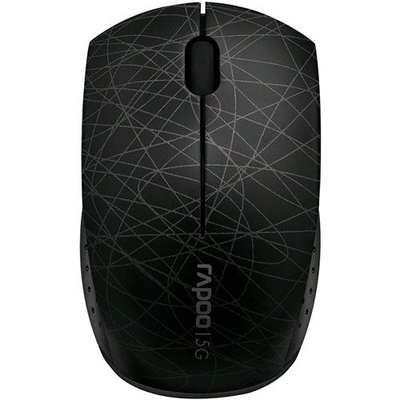 RAPOO 3300P PLUS MINI MOUSE WIRELESS 1.000 DPI COLORE NERO