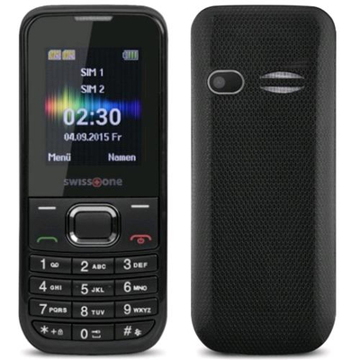 SWISSTONE SC1230 DUAL SIM 1,77" FOTOCAMERA RADIO FM ITALIA BLACK