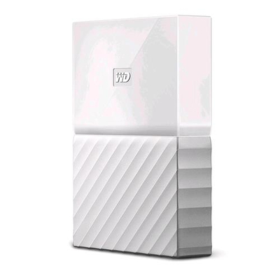 WESTERN DIGITAL MY PASSPORT HDD ESTERNO 2.000GB INTERFACCIA USB 3.0 COLORE BIANCO