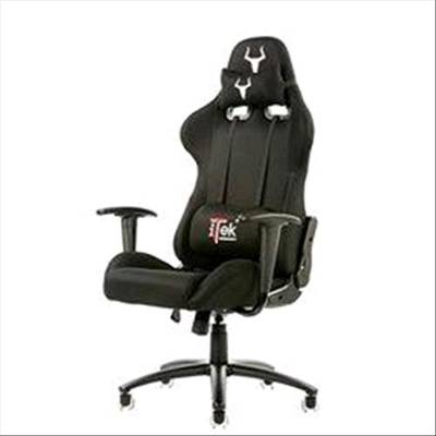 ITEK CHAIR TAURUS P2 POLTRONA GAMING NERO-NERO DOPPIO CUSCINO