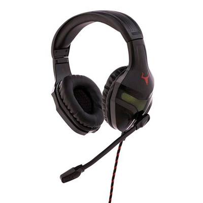 ITEK TAURUS H300 CUFFIE GAMING CON MICROFONO CAVO 1.9MT JACK 3.5MM COLORE NERO