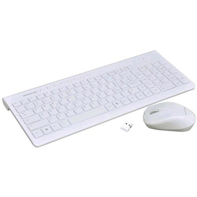 MEDIACOM M-MCK940 KIT TASTIERA WIRELESS LAYOUT ITALIANO + MOUSE WIRELESS STANDARD OTTICO COLORE BIANCO