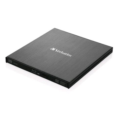 VERBATIM MASTERIZZATORE ESTERNO BLU-RAY SLIMLINE RW USB 3.0 NERO