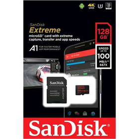 SANDISK EXTREME MICRO SDXC 128GB + ADATTATORE