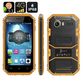 Ken Xin Da W6 robusto smartphone (giallo)