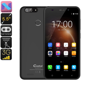 Gretel S55 Android Phone (nero)