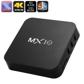 MX10 Android TV Box 4 + 32GB