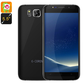 Smartphone E-Ceros C8 Edge (nero)