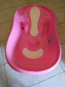 Vasca da bagno bambina rosa