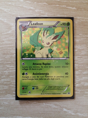 Carta pokemon- leafeon (promo) holo-BW87